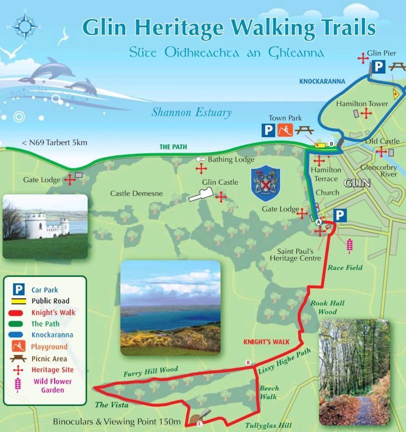 Bed and Breakfast Knights Haven Glin Exterior foto